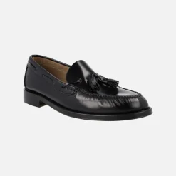 Mocasines para hombre en piel antik con borlas