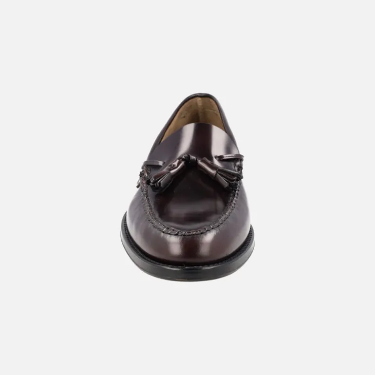 Mocasines para hombre en piel antik con borlas