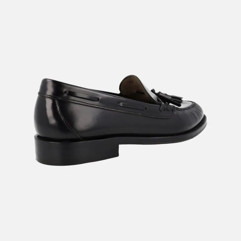 Mocasines para hombre en piel antik con borlas