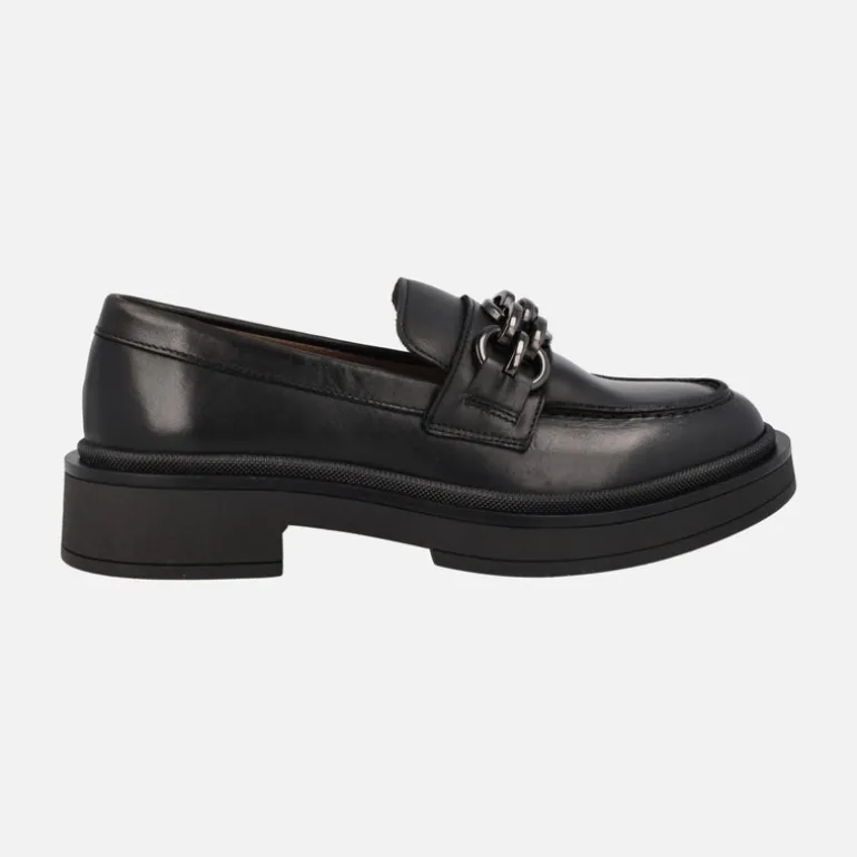 Mocasines para mujer Bibi con adorno de cadena metálica