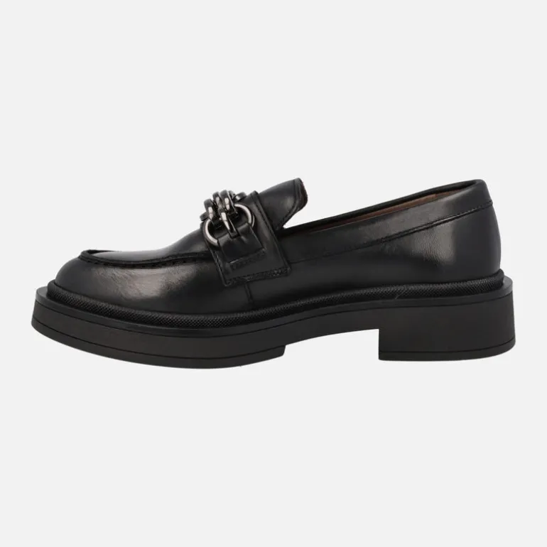 Mocasines para mujer Bibi con adorno de cadena metálica