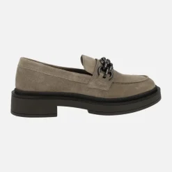 Mocasines para mujer Bibi con adorno de cadena metálica