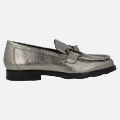 Mocasines para mujer Dallas en piel metalizada