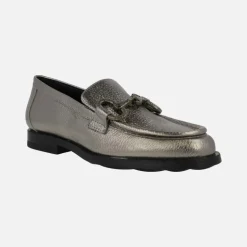 Mocasines para mujer Dallas en piel metalizada