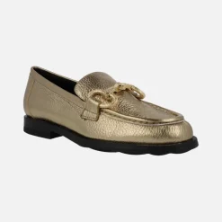 Mocasines para mujer Dallas en piel metalizada