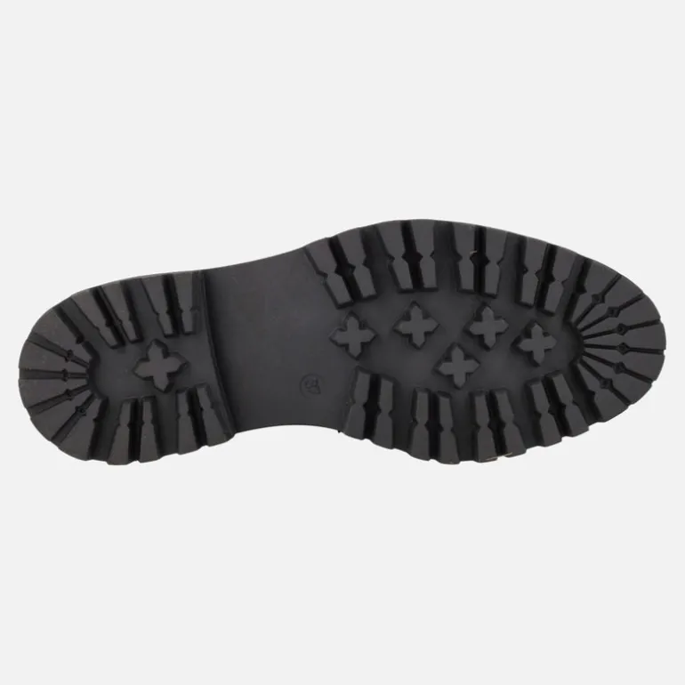 Mocasines para mujer en piel florentik con cadena y piso track