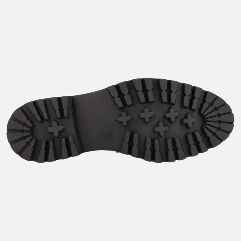 Mocasines para mujer en piel florentik con cadena y piso track