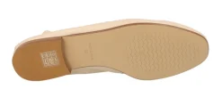 Mocasines planos de piel con antifaz para mujer