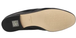 Mocasines planos de piel con antifaz para mujer