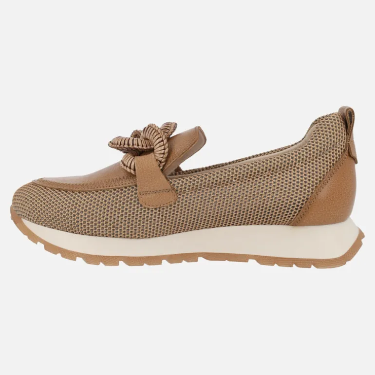 Mocasines sport Kansas en combinado de piel y rejilla