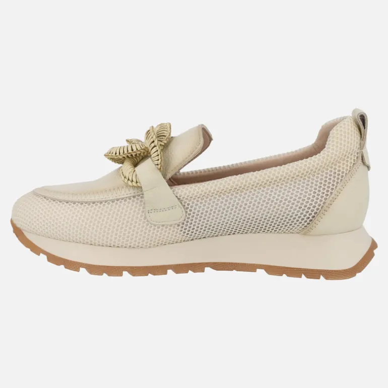 Mocasines sport Kansas en combinado de piel y rejilla
