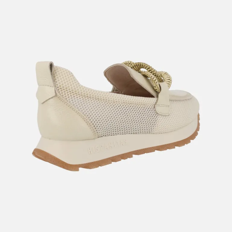 Mocasines sport Kansas en combinado de piel y rejilla