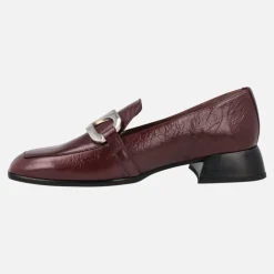 Mocasines Suri para mujer en piel texturizada con adorno metálico