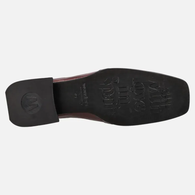 Mocasines Suri para mujer en piel texturizada con adorno metálico