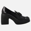Mocasines Tucson en charol Caribu negro para mujer