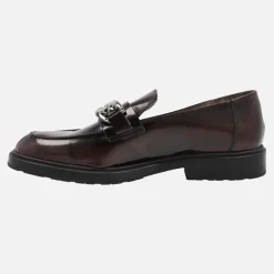 Mocasines Wonders Suri en piel florentik con adorno de cadena