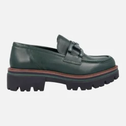Mocasín con bordón y adorno metálico Lince