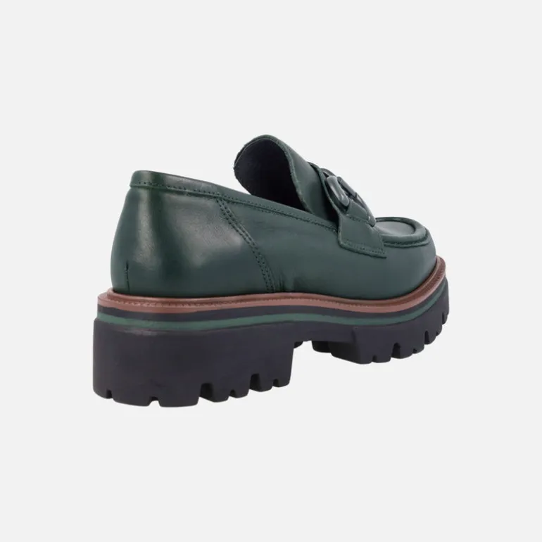 Mocasín con bordón y adorno metálico Lince