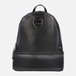 Mochilas de piel vegana con logo metálico Chiclana