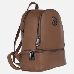 Mochilas de piel vegana con logo metálico Chiclana