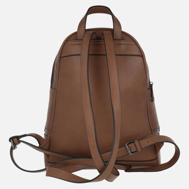 Mochilas de piel vegana con logo metálico Chiclana