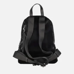 Mochilas en tejido negro efecto aterciopelado Samoa