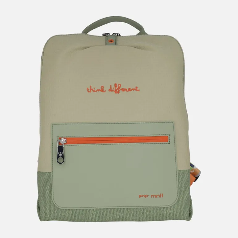 Mochilas Pepe Moll con bolsillo trasero antirrobo Think different