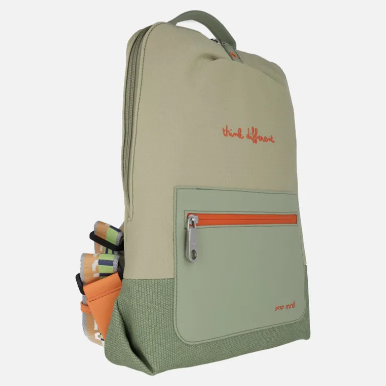 Mochilas Pepe Moll con bolsillo trasero antirrobo Think different