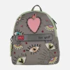 Mochilas Pepe Moll con dibujos de ojos y corazón