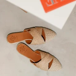 Mules Cove Oro Yute de Popa