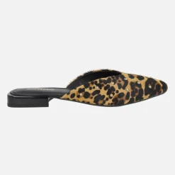 Mules planos en animal print leopardo Irasburg