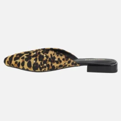 Mules planos en animal print leopardo Irasburg