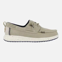 Naúticos para hombre Byron en tejido algodón beige