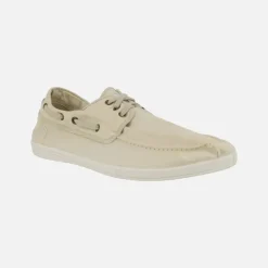Naúticos para hombre Elbrus en algodón natural color beige