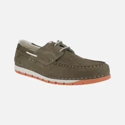 Náuticos para hombre en piel nobuck de Fluchos
