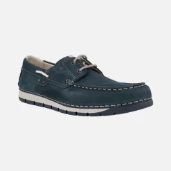 Náuticos para hombre en piel nobuck de Fluchos