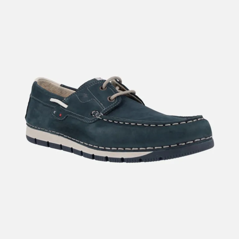 Náuticos para hombre en piel nobuck de Fluchos