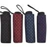 Paraguas plegable con estampado de lunares