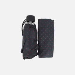 Paraguas plegable con estampado de lunares