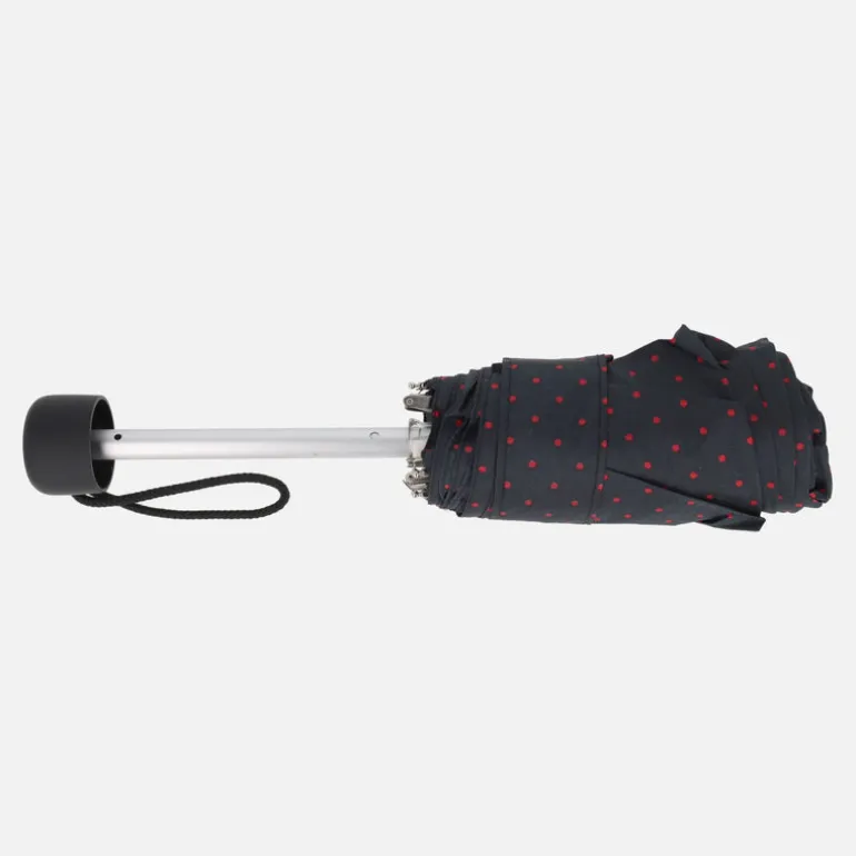 Paraguas plegable con estampado de lunares