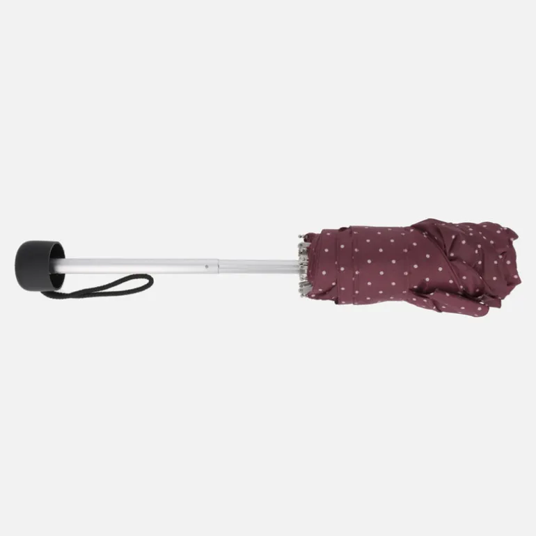 Paraguas plegable con estampado de lunares