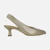 Salones destalonados de piel con tacones midi Mandalay