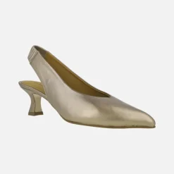 Salones destalonados de piel con tacones midi Mandalay