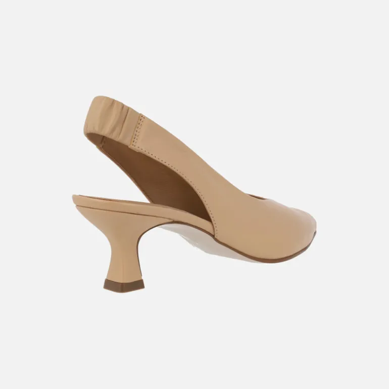 Salones destalonados de piel con tacones midi Mandalay