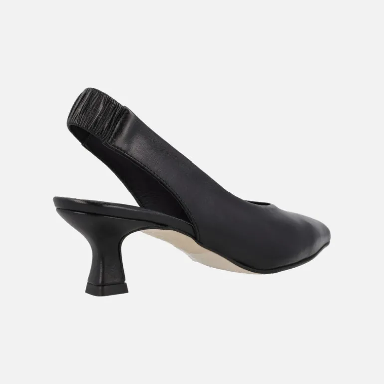 Salones destalonados de piel con tacones midi Mandalay
