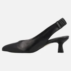Salones destalonados de piel con tacones midi Mandalay