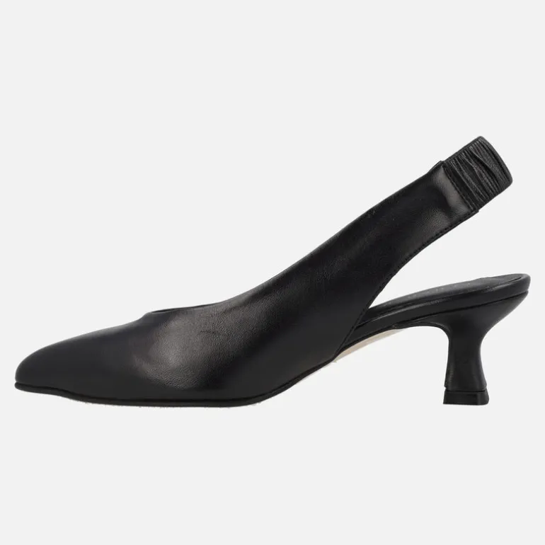 Salones destalonados de piel con tacones midi Mandalay