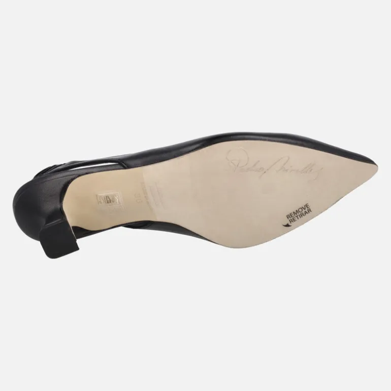 Salones destalonados de piel con tacones midi Mandalay