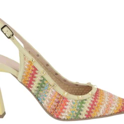 Salones Momsa Hippie en crochet multicolor para mujer