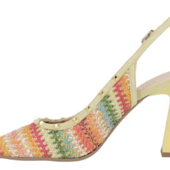 Salones Momsa Hippie en crochet multicolor para mujer